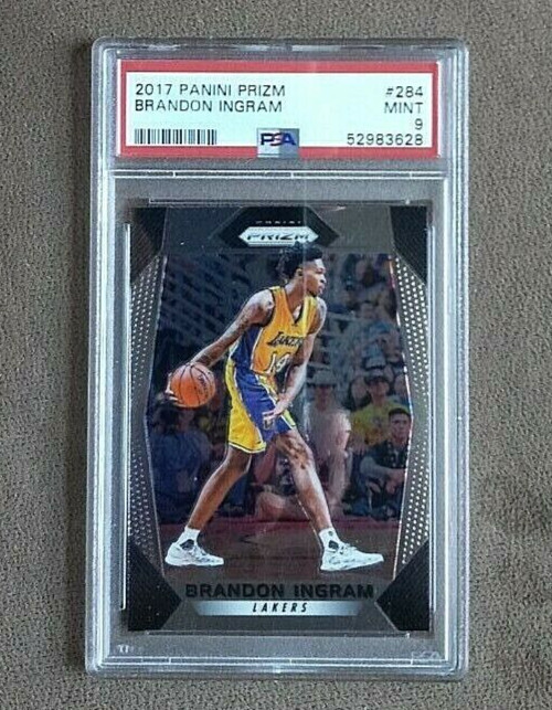 2017-18 Panini Prizm Brandon Ingram 2nd Year Prizm #284 ~ PSA Graded 9 Mint