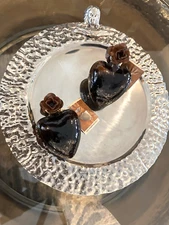 JAN BARBOGLIO Nickel Serving PLATTER 🌹 RETIRED 19" ANGEL Sabado HAMMERED SIGNED