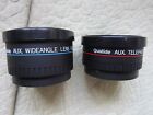 Rare Qualide Telephoto & Wide Angle Lenses For Canon Af 35mm Camera- Japan