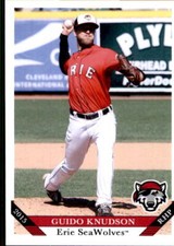 2015 Erie SeaWolves Grandstand #15 Guido Knudson Bonita California Baseball Card
