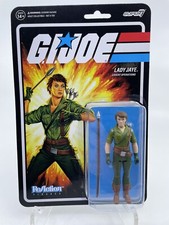 Super7 ReAction GI Joe Lady Jaye Covert Ops 3.75    Retro Carded