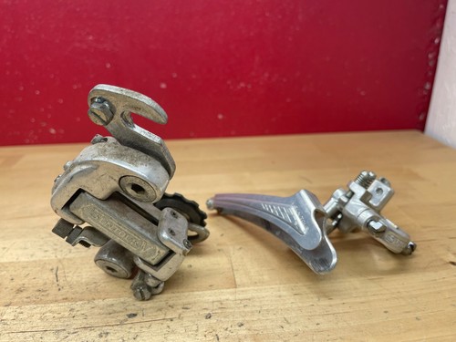 Suntour SL + V front and rear derailleur mini group short cage Japan