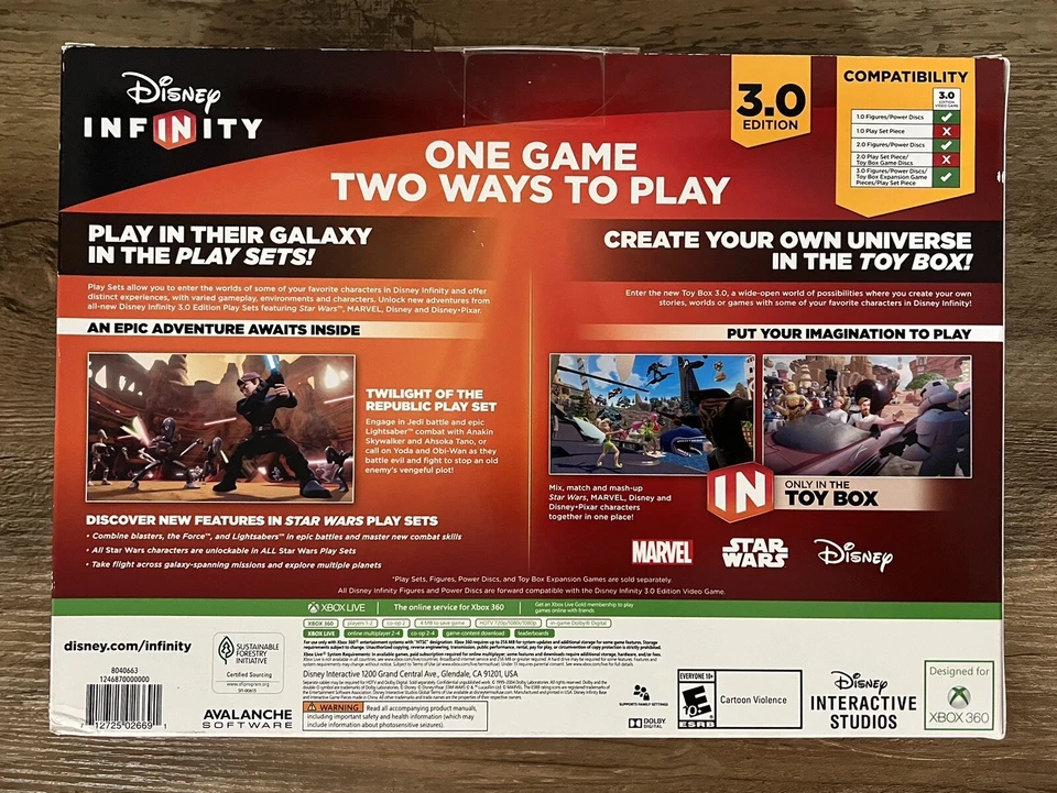 Disney Infinity 3.0 Edition Starter Pack - Xbox 360-Sealed Box-New - Image 2 of 4