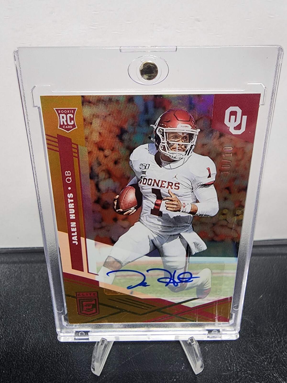 Jalen Hurts Panini Chronicles Draft Picks Elite Rookies #14 Orange