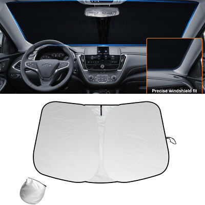 For 2016-2024 Chevy Malibu Car Windshield Sun Shade UV Rays Block Cover Shield