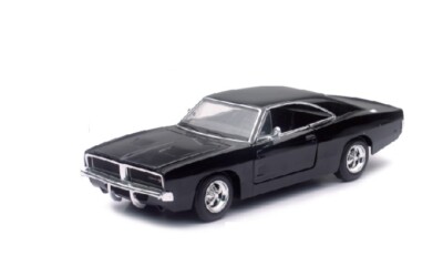 NEWRAY - DODGE Charger R/T 1969 schwarz - 1/25 - NEW71893-B