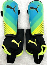 Puma Adreno Youth Soccer Shin Guards SZ XS Up To 3&rsquo;9&rdquo; EVA Foam Padding Teal...