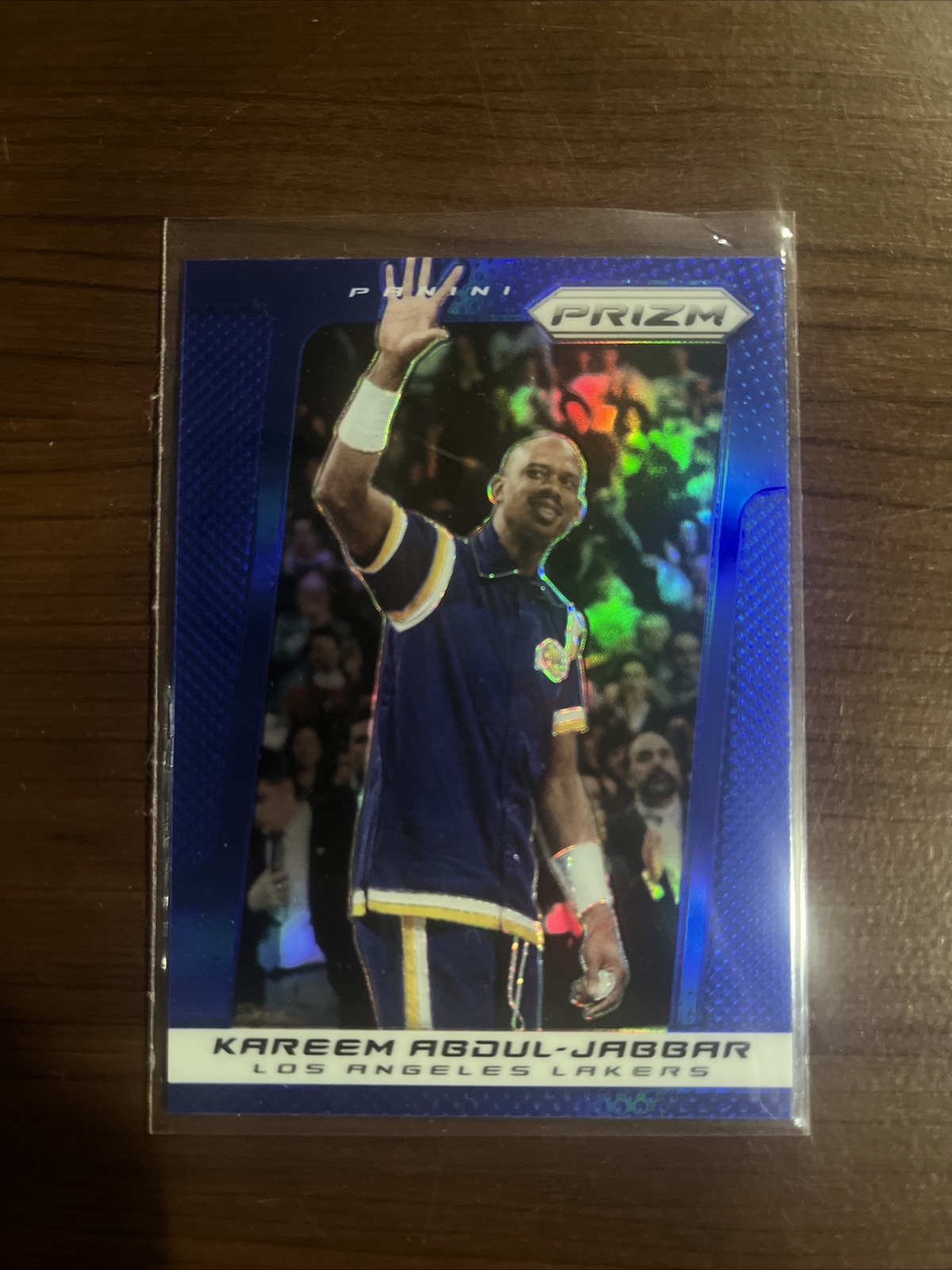 2013-14 PANINI PRIZM KAREEM ABDUL JABBAR BLUE PRIZM #231 LAKERS