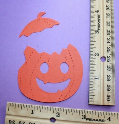  10 KOOKY JACK-OLANTERN cardstock paper die cut embellishments HALLOWEEN