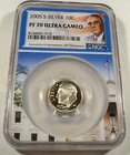 2005-S 10c SILVER NGC PF70UCAM PROOF ROOSEVELT DIME ULTRA CAMEO PR 70