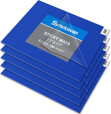 17" X 13" Blue Sticky Mat Tacky Pads Adhesive Floor Mat 5 Packs,150 Sheets,30