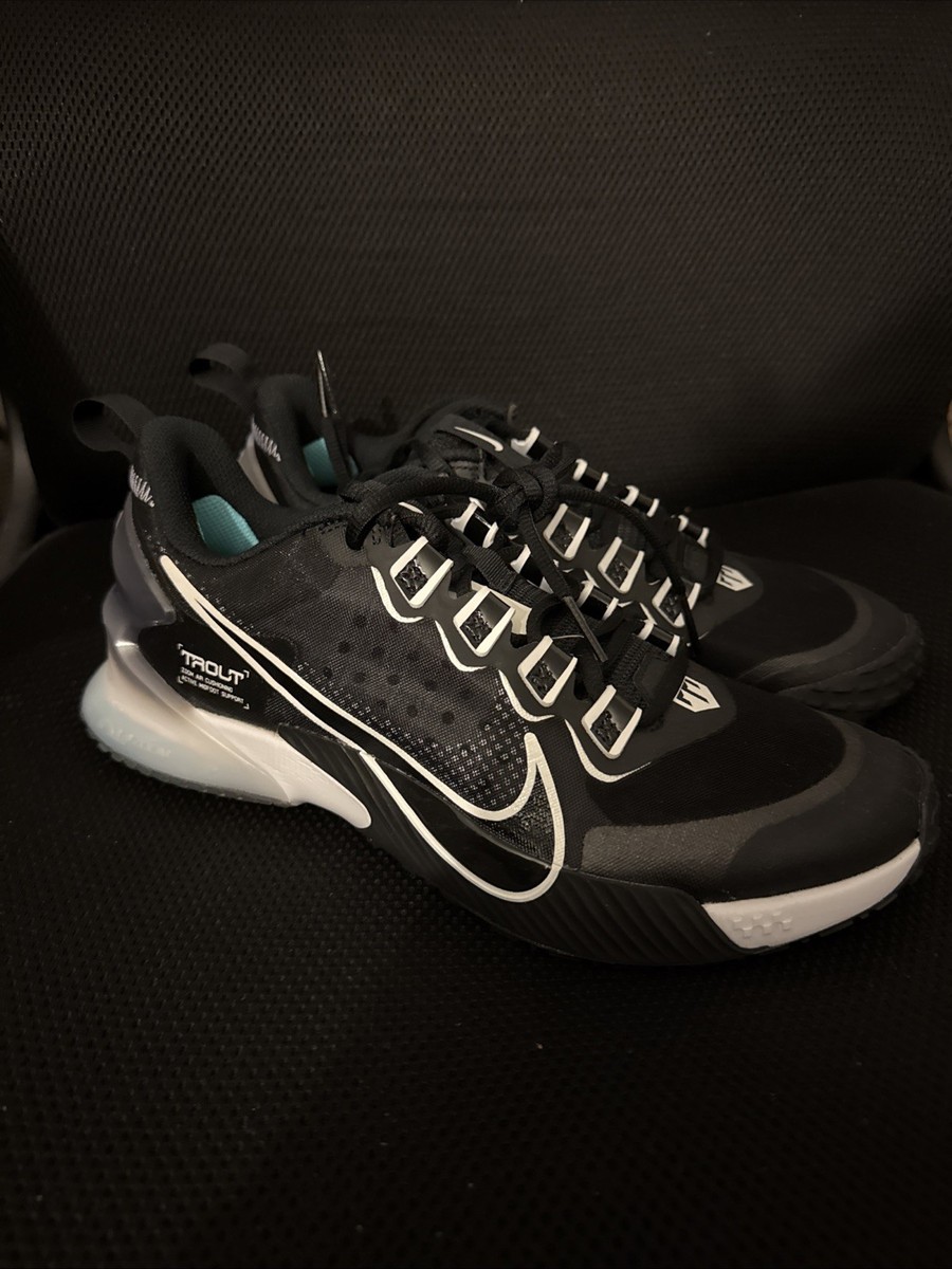 Nike Force Zoom Trout LTD Turf Black White CZ5916-005 Men's Size 8