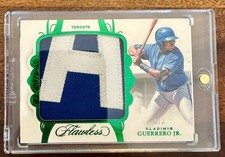 2018 Panini Flawless Emerald Vladimir Guerrero Jr Patch /3 PA-VGJ Blue Jays