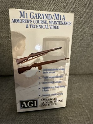 AGI Gunsmithing VHS Used M1 Grand M1A Armorers Course