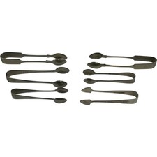 Bundle of Vintage Silver Plated Sugar Tongs Assortment Collectible Decorative