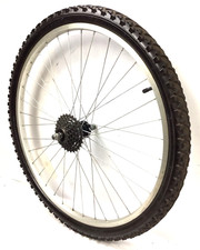 26" Bicycle Rear Alloy Wheel 6-Speed Freewheel 1.95" Tire Mountain Bike #A89
