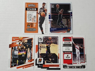 2020 - 2024 DEANDRE AYTON Basketball Card Lot (5) - Suns, Trailblazers, Lakers