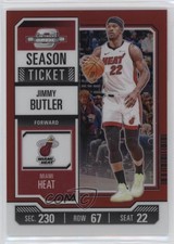 2023-24 Panini Contenders Optic Season Ticket Red Prizm Jimmy Butler #87 3g6