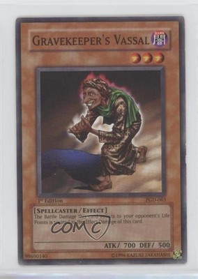 Gravekeeper's Vassal 1st Ed. YuGiOh Pharaonic Guardian #PGD-063 2003