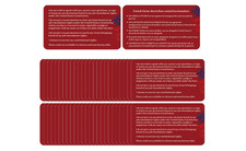 50 PCS Know Your Rights Immigration Red Card - English Spanish 50 PCS, red