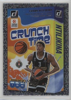 2024 Donruss EuroLeague Crunch Time Press Proof Silver Frank Ntilikina #17 16wc
