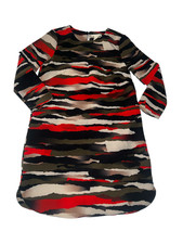 H M Shift Mini Dress Button Slip on