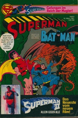 Superman und Batman Nr. 6 - Ehapa (1981) Zustand 2
