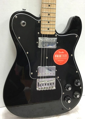(MA3) Squier by Fender Affinity Series Telecaster Deluxe Electric Guitar - Black
