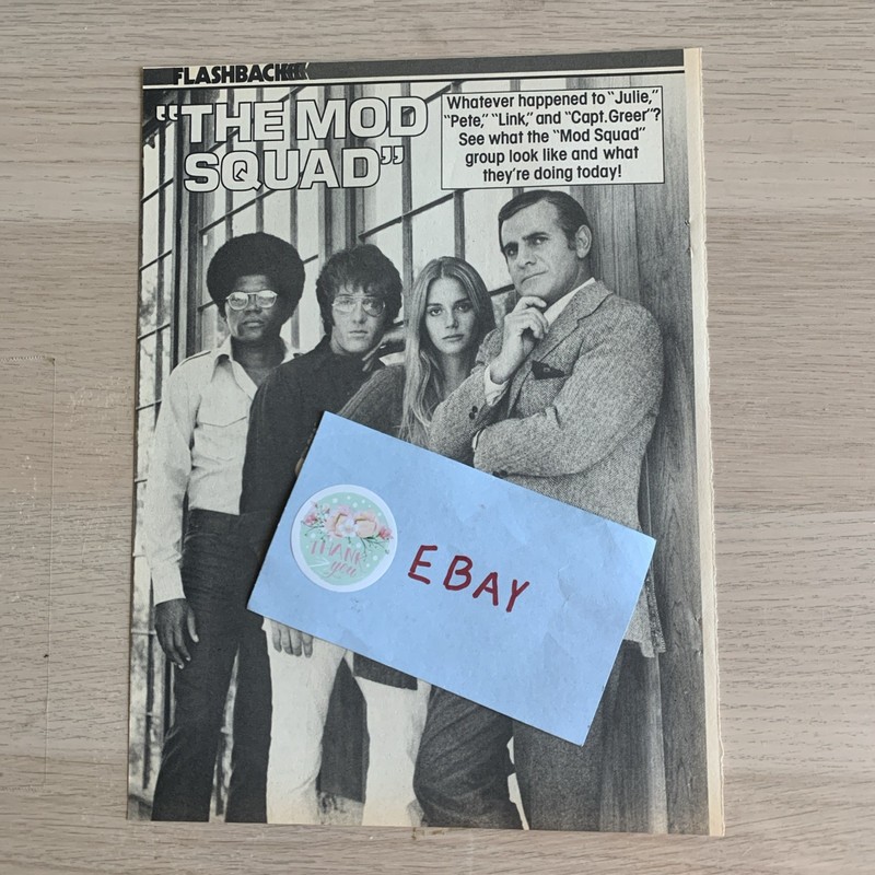 Michael Cole Peggy Lipton Clarence Williams - Vintage Clippings (The Mod Squad)