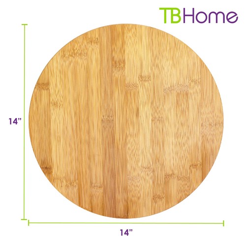 14” Wood Lazy Susan Organizer for Kitchen, Turntable for Cabinet, Countertop,... - Picture 7 of 7