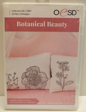 OESD Botanical Beauty Embroidery Designs CD Collection No. 12802
