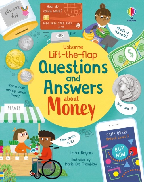 Usborne Lift-the-flap Questions and Answers about Money, Hardback NEW - Image 11