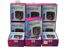 Lot of 10 × Acoustix Wireless Pixel Party Dancing Lights Speakers – New in Box –