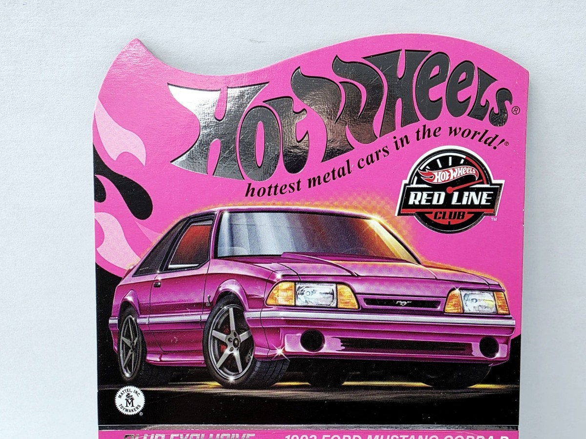 ミニカー Hotwheels RLC 1993 ford mustang cobra R Hot Wheels Rlc Exclusive 1993 Mustang Cobra R Pink New Very Nice
