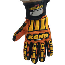 Kong original Ironclad Impact Protection Rig gloves Hi-viz  L category 2 NEW