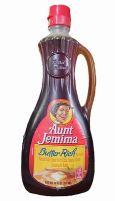 Unopened Officialy Retired AJ Butter Rich Syrup 24 oz