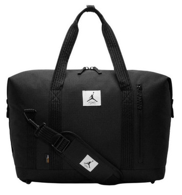 ★日本未発売★ Jordan CORDURA Duffle Bag Black Jordan Black Cordura Logo Duffel Bag GYM bag BLACK NEW Nike