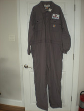 NEW Carhartt FR Medium -Regular Coveralls Gray 387-31 Fire Resistant MACK  