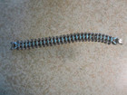 Vintage Faux Turquoise Link Bracelet 7"