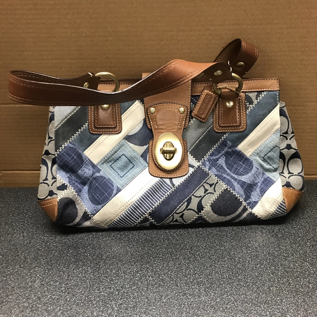 バッグ vintage coach denim patchwork handbag Coach Patchwork Denim Bags & Handbags for Women for sale | eBay