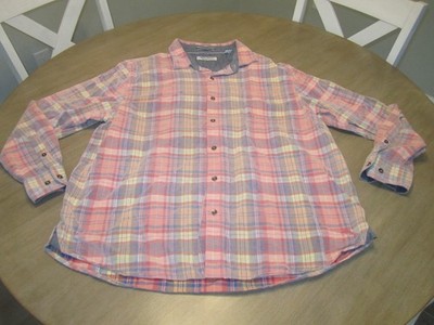 Tommy Bahama Coastline Cord Men's Button-Down Plaid Shirt Size XXL WOW!!!!