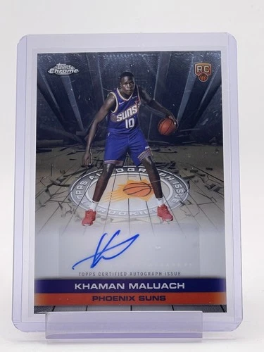 KHAMAN MALUACH 2025-26 TOPPS CHROME ROOKIE AUTO TAIR-KM SUNS Q0358