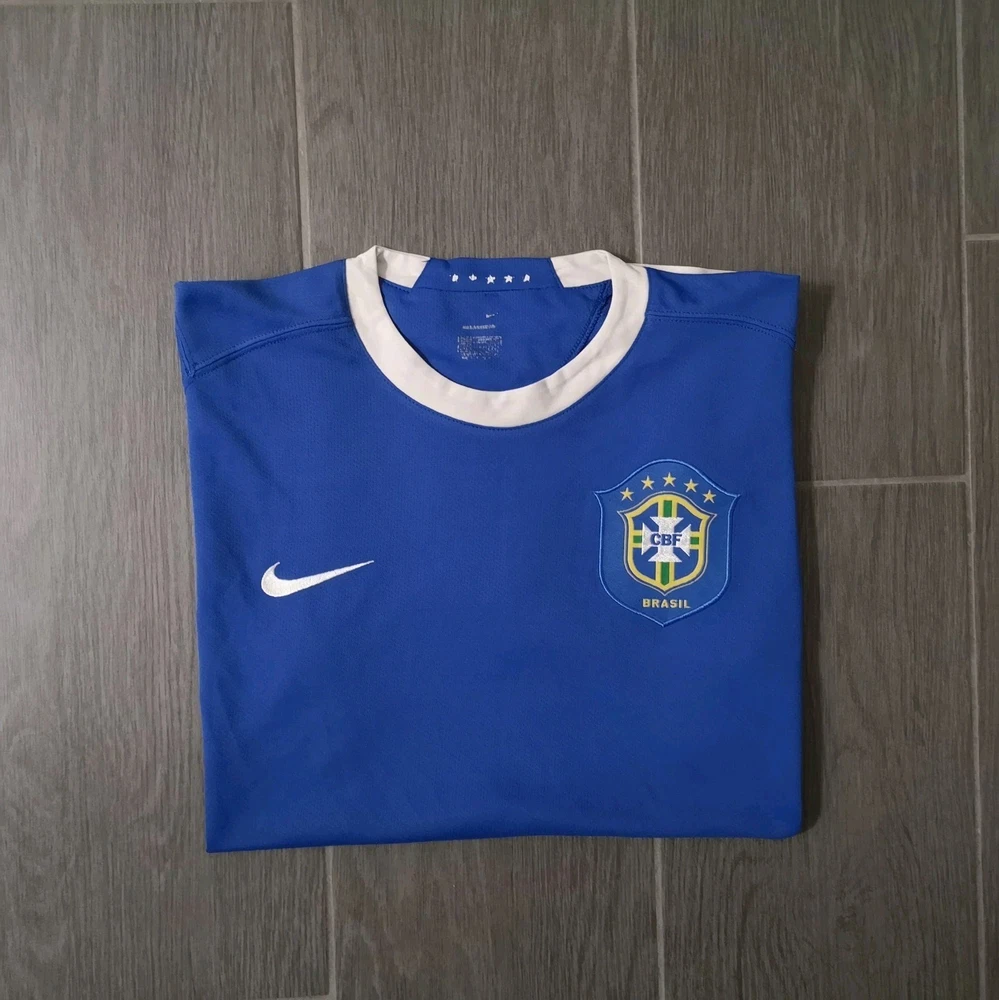 Brasilien 2006 WM Batistao 9 Vintage Retro Away Trikot Größe S Pashanim Y2K Nike