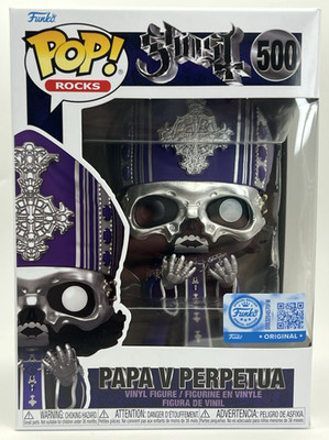 Funko Pop! Papa V Perpetua #500 Ghost Exclusive Vinyl Figure + PROTECTOR Case