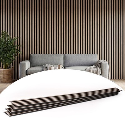 3D Wall Panels Set of 16, 47.24x4.7 Inch Decorative Wall Panel Accents for In...