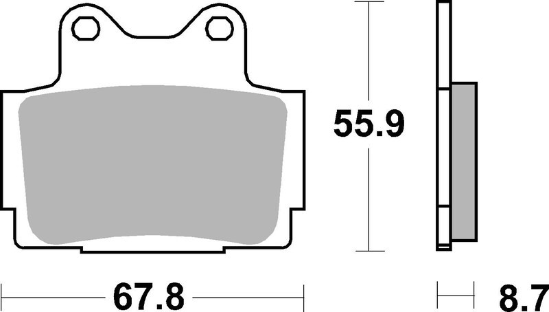 Plaquettes de frein route Brembo 07YA12SP contre l'usure prématurée
