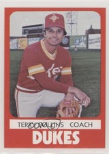 1980 TCMA Minor League Terry Collins #192 0q3