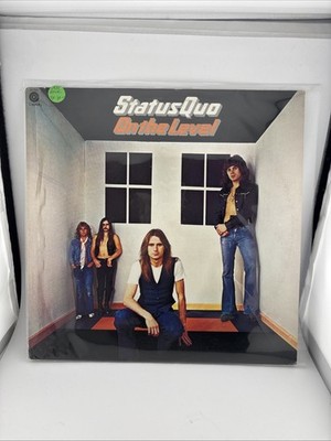STATUS QUO LP ON THE LEVEL  Culture Factory 1975 VG++Y