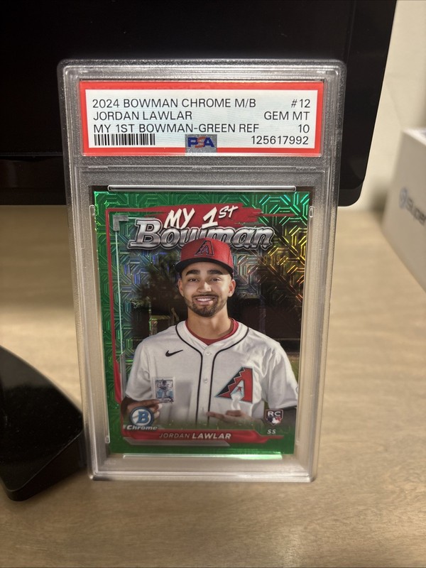 Jordan Lawlar 2024 Bowman Chrome - My 1st Bowman /99 - PSA 10 🔥