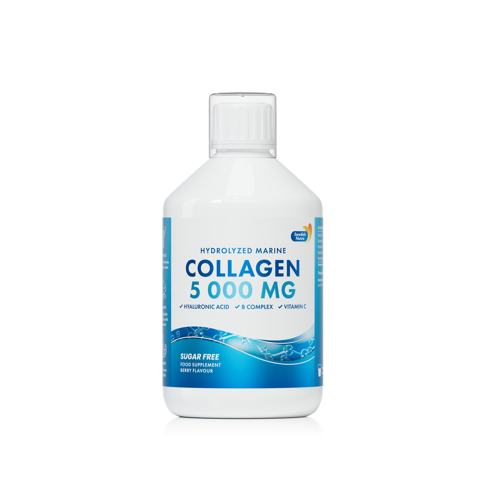Swedish Nutra Marine Collagen Peptide Liquid Berry 500ml